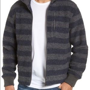 Grayers Striped Zip-front Jacket